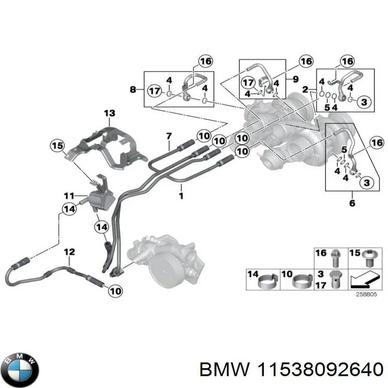  BMW 11538092640 ціна, від 111.16 USD