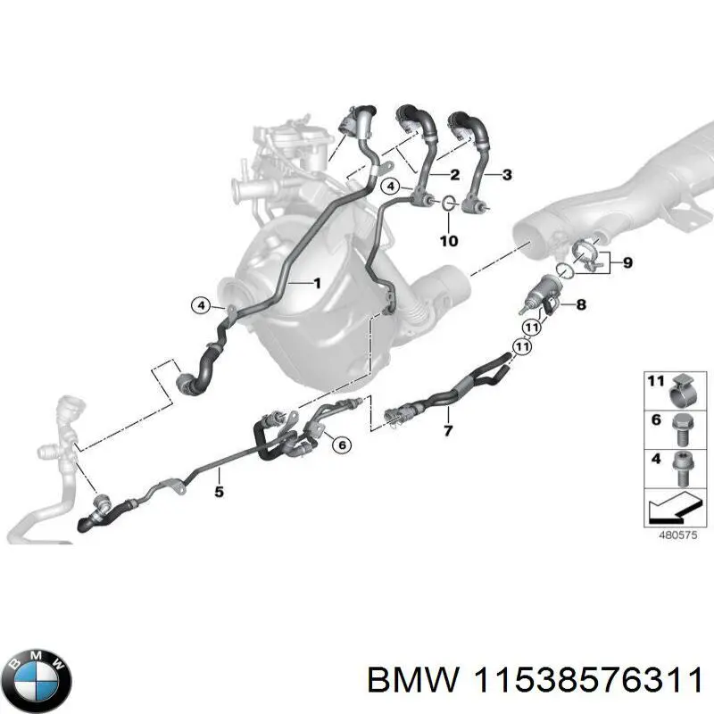 Купити 11538576311 BMW 