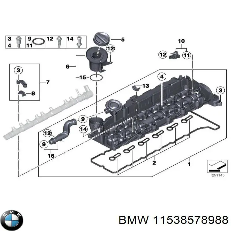  BMW 11538578988 ціна, від 363.88 USD
