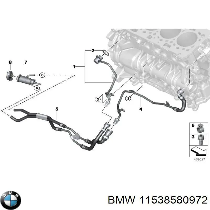  BMW 11538580972 ціна, від 26.75 USD