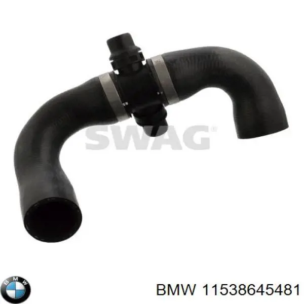 11538645481 BMW Шланг/патрубок водяного насоса, приймальний