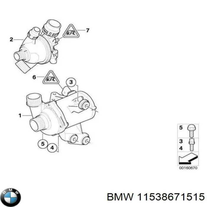 11538671515 BMW Авто термостат