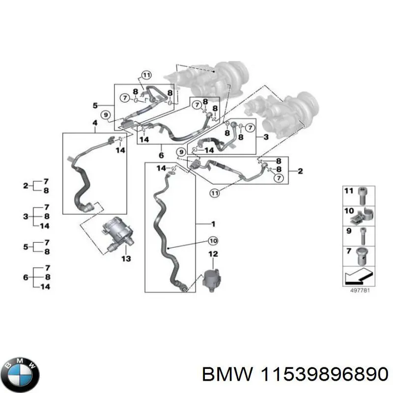  11539896890 BMW