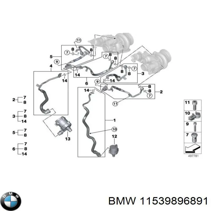  11539896891 BMW