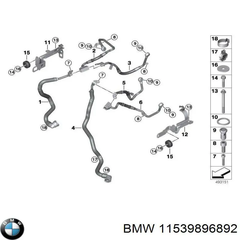  11539896892 BMW