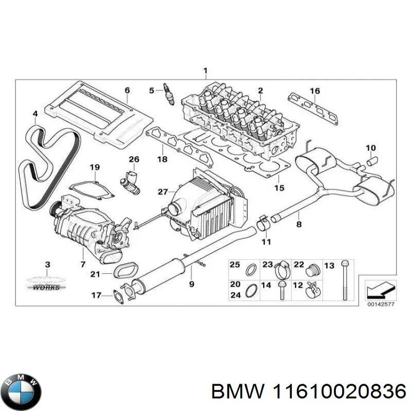  BMW 11610020836 ціна, від 19.81 USD