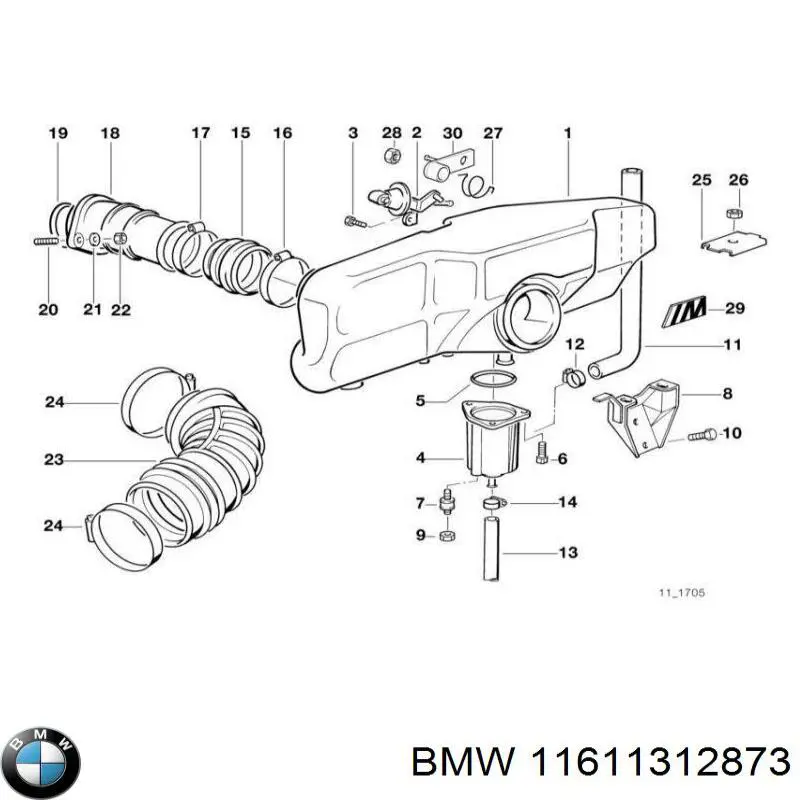  BMW 11611312873 ціна, від 308.75 USD