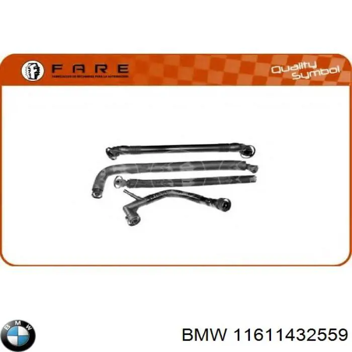 Трубка картера повітряна BMW 11611432559 ціна, від 15.18 USD