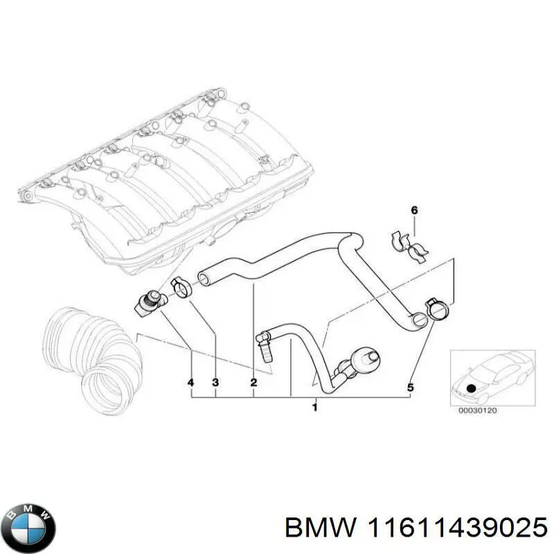  BMW 11611439025 ціна, від 60.44 USD