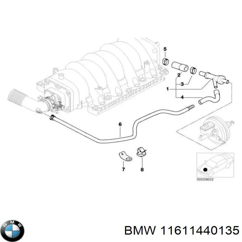 Купити 11611440135 BMW 