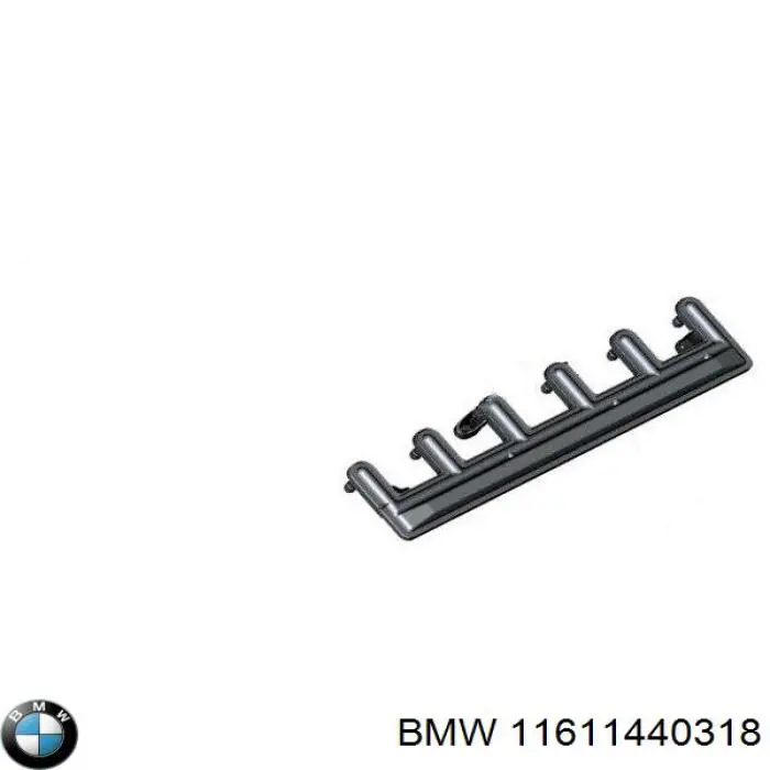 11611440318 BMW патрубок вентиляції картера, масловіддільника