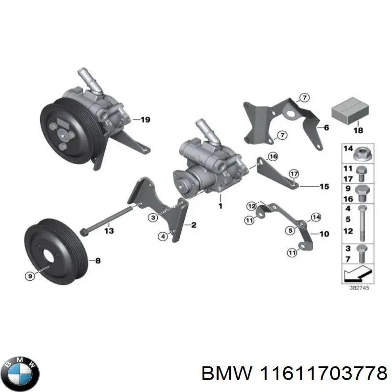  BMW 11611703778 ціна, від 11.01 USD