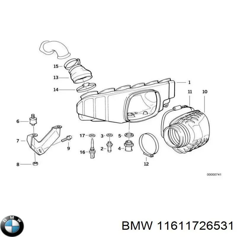  BMW 11611726531 ціна, від 3.16 USD