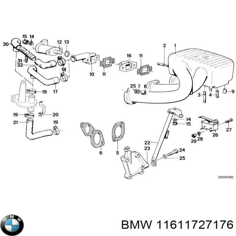 Генератор 11611727176 BMW