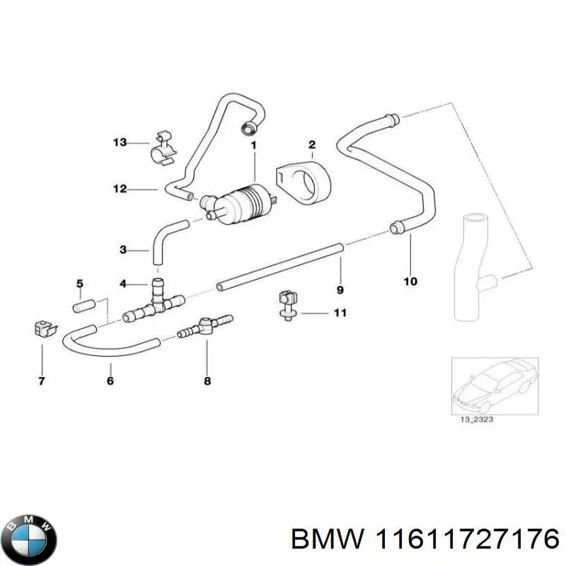 Генератор 11611727176 BMW
