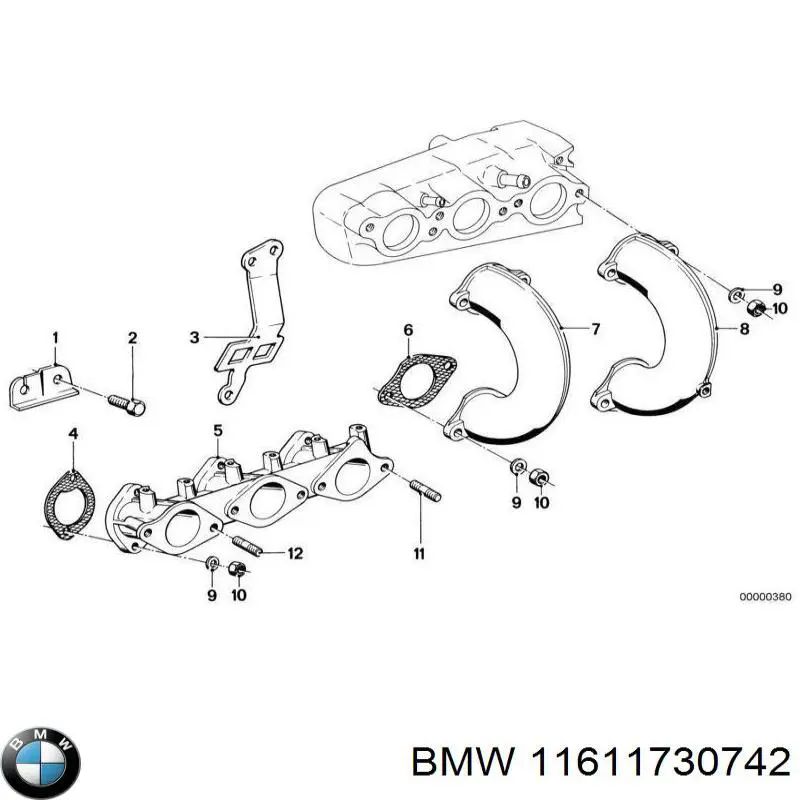 Купити 11611730742 BMW 