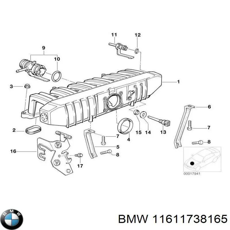Купити 11611738165 BMW 