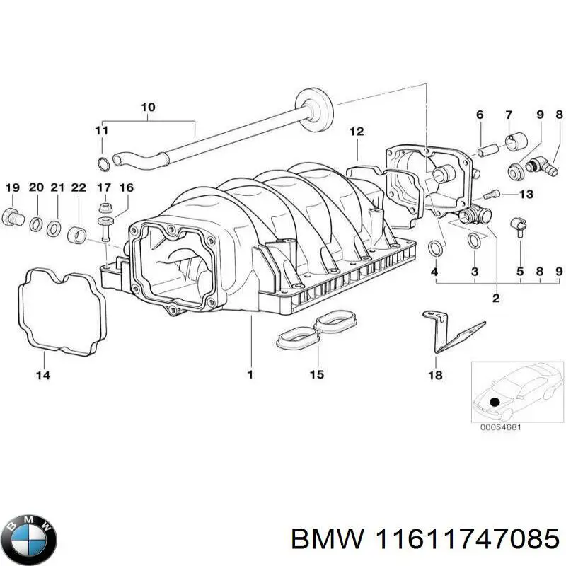 11611747085 BMW Авто генератор