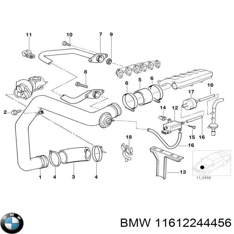 Купити 11612244456 BMW 