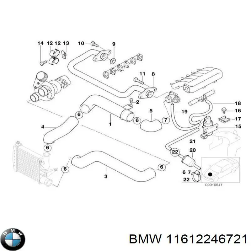 Купити 11612246721 BMW 