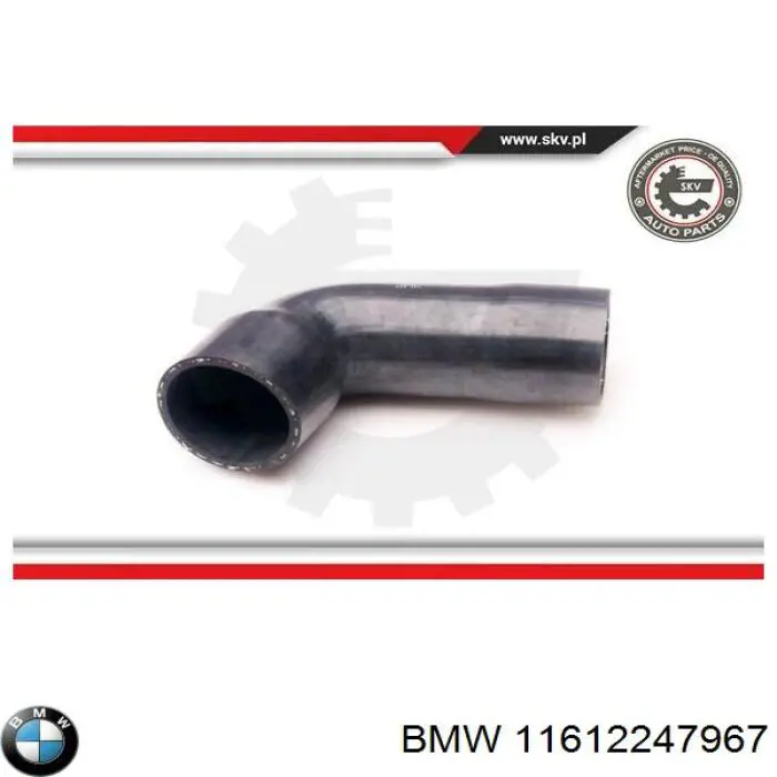 11612247967 BMW Трубка, що нагнітається ліва
