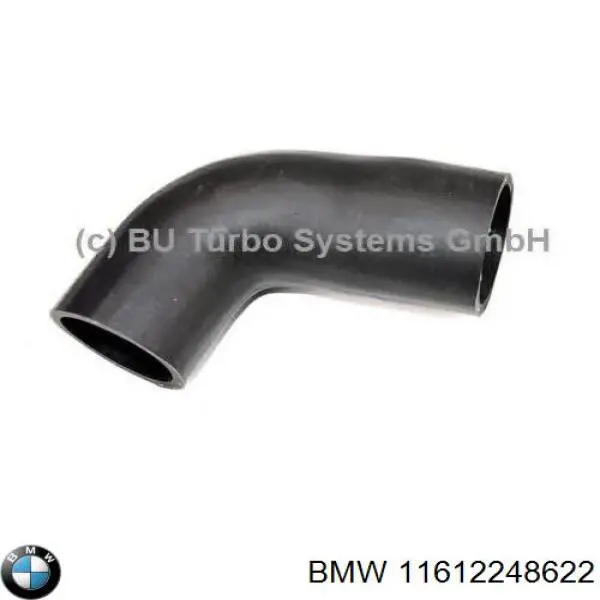Патрубок повітряний, вихід з турбіни (наддув) 11612248622 BMW