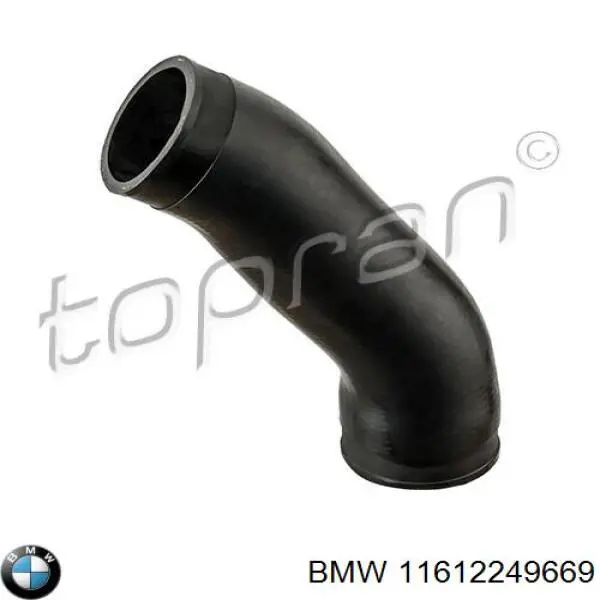 Шланг/патрубок інтеркуллера, нижній правий 11612249669 BMW