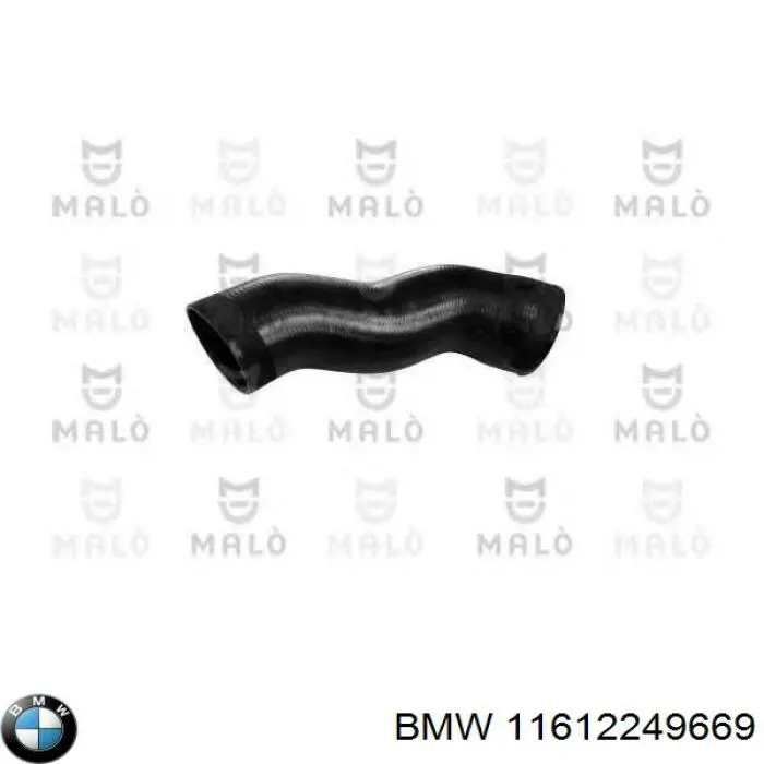 11612249669 BMW Шланг/патрубок інтеркуллера, нижній правий