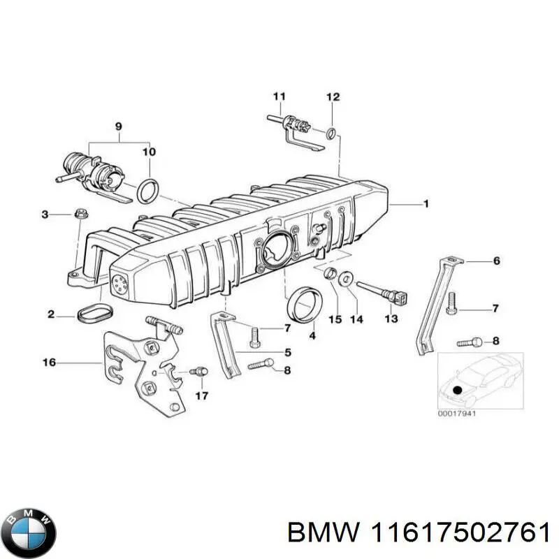 Ущільнююче кільце трубок системи змащення BMW 11617502761 ціна, від 0.38 USD