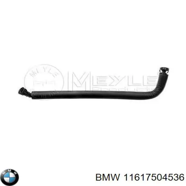 11617504536 BMW Шланг повітряний вентиляції картера