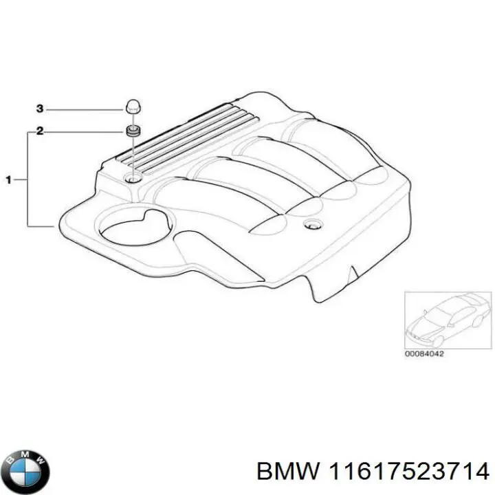 11617523714 BMW Екран двигуна