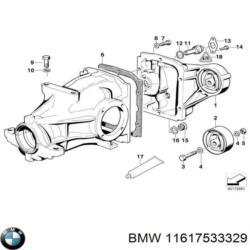 Прокладка кришки горловини, маслозаливної BMW 11617533329 ціна, від 7.00 USD