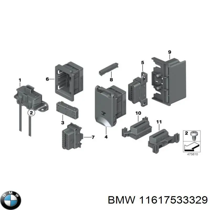 11617533329 BMW Прокладка кришки горловини, маслозаливной