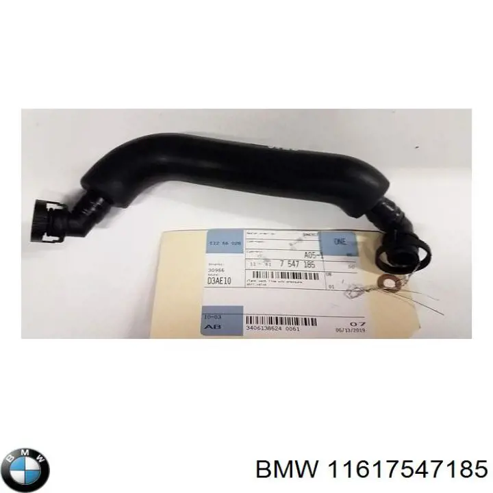 Трубка картера повітряна BMW 11617547185 ціна, від 29.34 USD