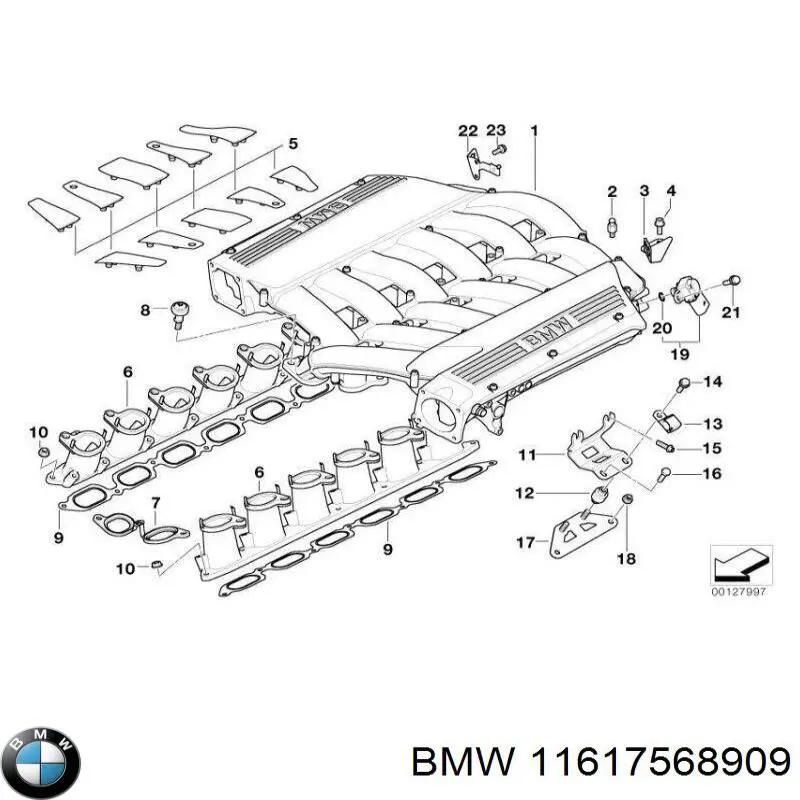11617568909 BMW Кільце інжектора