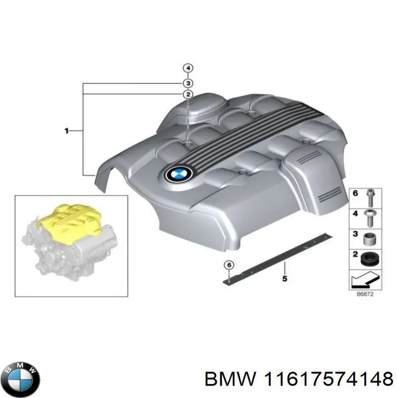 Колектор впускний BMW 11617574148 ціна, від 3448.72 USD
