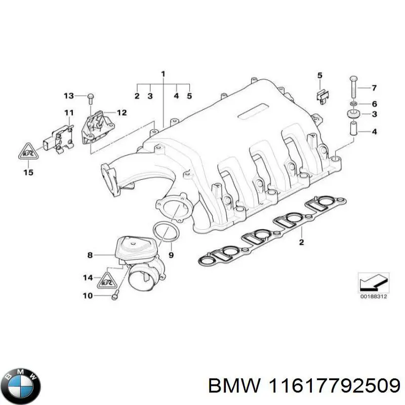 Ущільнююче кільце форсунок інжектора BMW 11617792509 ціна, від 12.49 USD