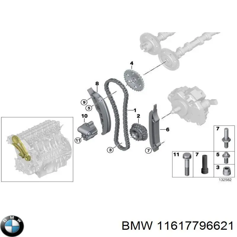 Кільце ущільнювача патрубка интеркуллера BMW 11617796621 ціна, від 15.97 USD