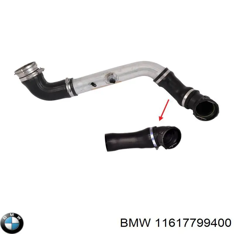 Шланг/патрубок интеркуллера BMW 11617799400 ціна, від 21.90 USD