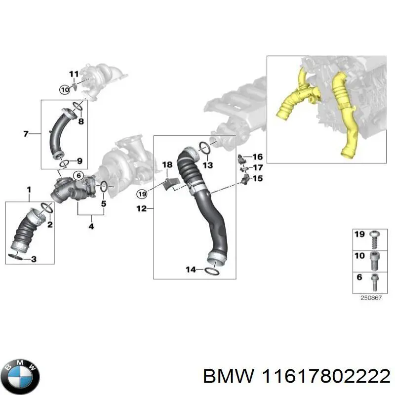 Конденсатор кондиціонера BMW 11617802222 ціна, від 18.29 USD