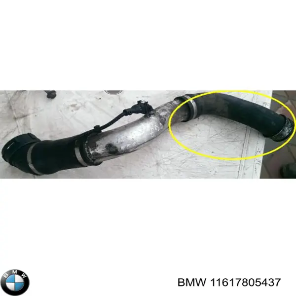 Купити 11617805437 BMW Шланг/патрубок интеркуллера