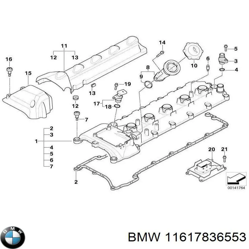 Купити 11617836553 BMW 