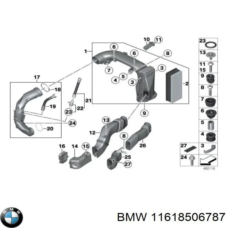 Кільце ущільнювача патрубка интеркуллера Renault (RVI) 0112101Q3D
