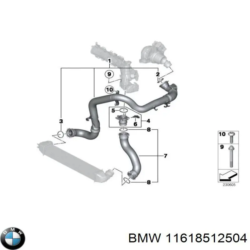 Купити 11618512504 BMW Прокладка кришки горловини, маслозаливної