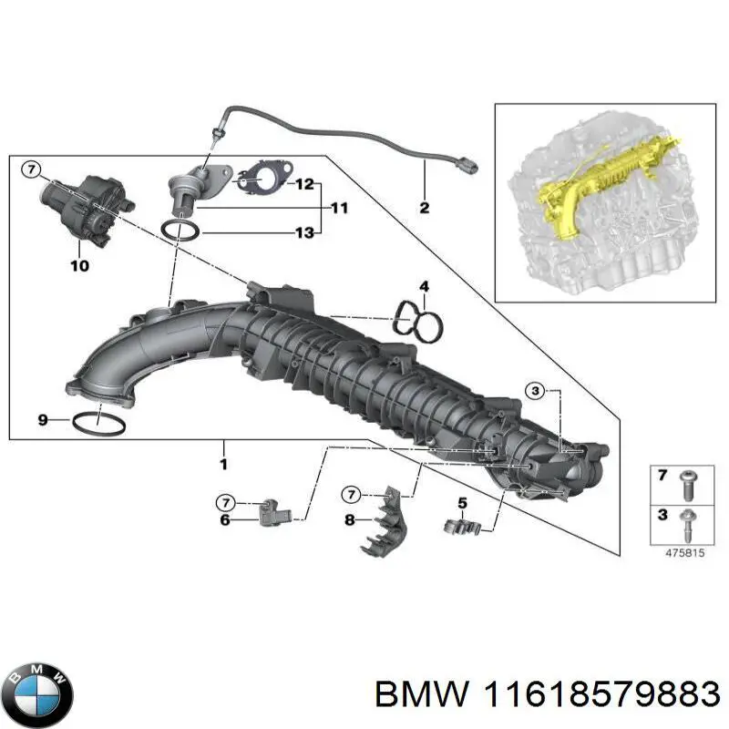  11618579883 BMW