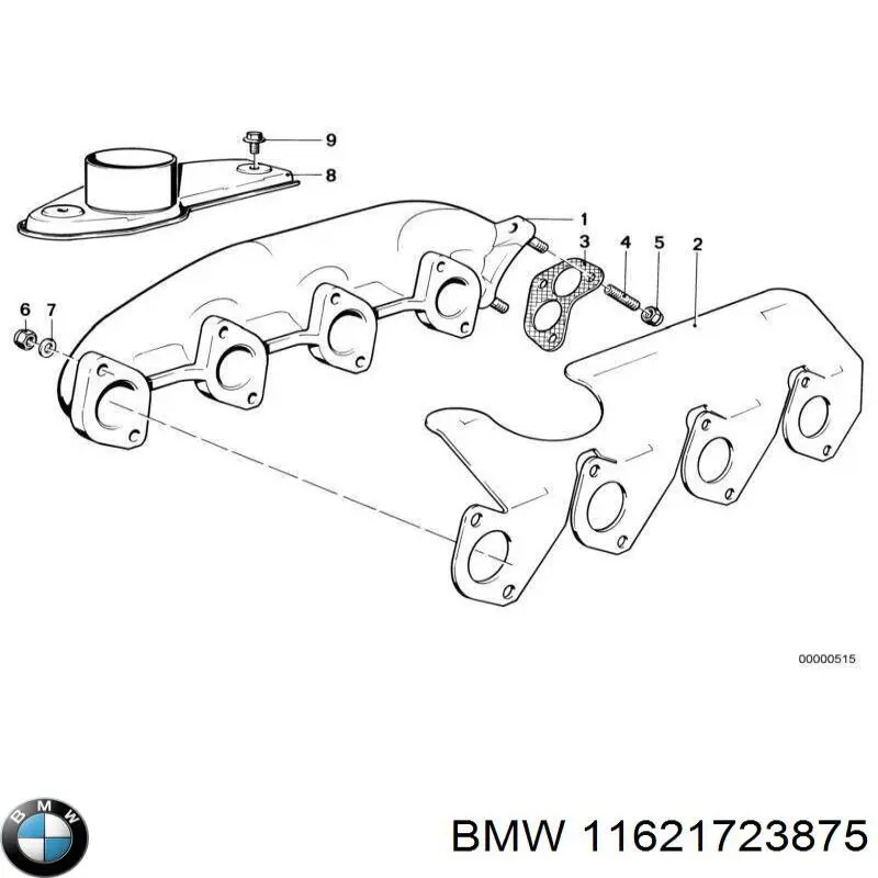 Прокладка колектора 11621723875 BMW