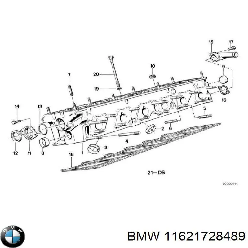 Купити 11621728489 BMW Прокладка колектора