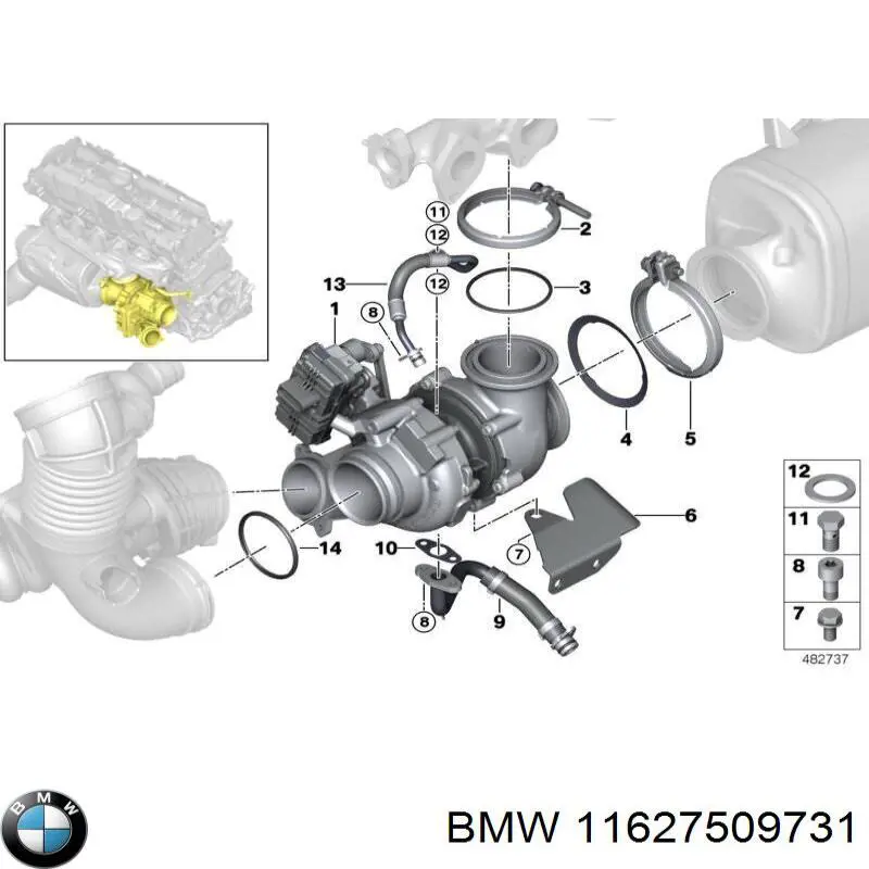  11627509731 BMW