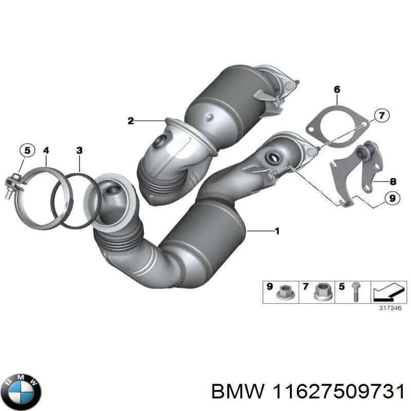  BMW 11627509731 ціна, від 4.28 USD
