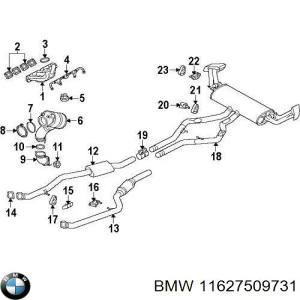 Купити 11627509731 BMW 